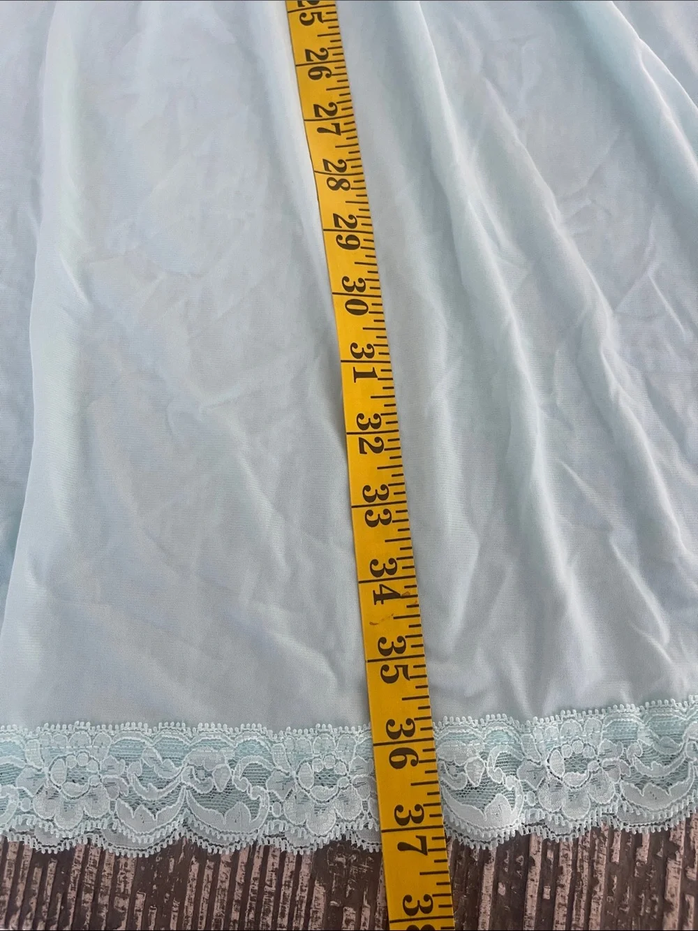 Lace-Trim Light Aqua Nightgown - Women's Sleepwear
